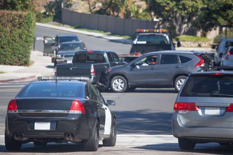 Staged Car Accident in Texas
