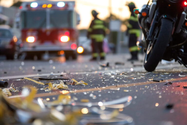 Crash on the road